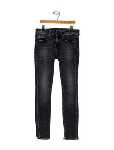 Pre-owned R13 Low-rise Skinny Leg Jeans In Blue