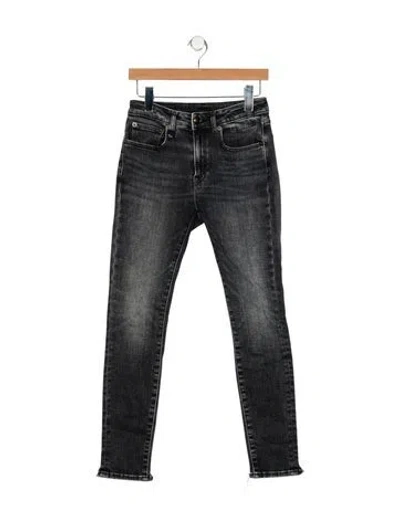 Pre-owned R13 Low-rise Skinny Leg Jeans In Gray