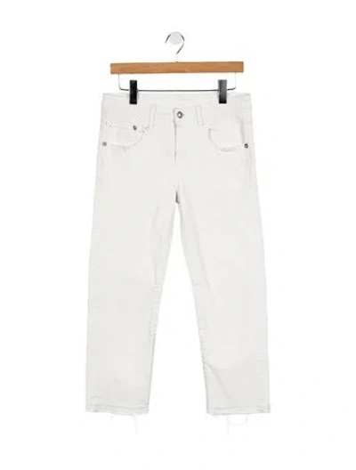 Pre-owned R13 Low-rise Skinny Leg Jeans In Neutral
