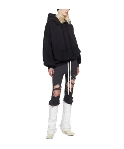 R13 Make Old Effect Casual Pants In Black