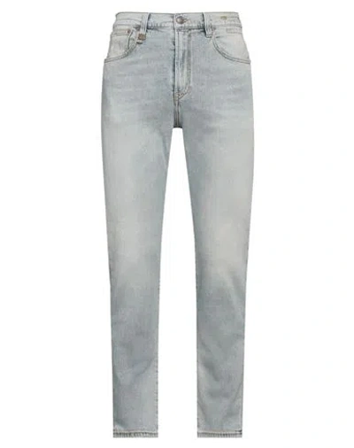R13 Man Jeans Blue Size 30 Cotton, Elastane