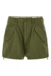 R13 Marianne Cargo Short In Green