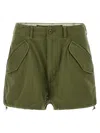 R13 Marianne Cargo Short In Green
