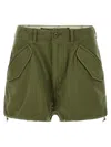 R13 Marianne Cargo Short In Green