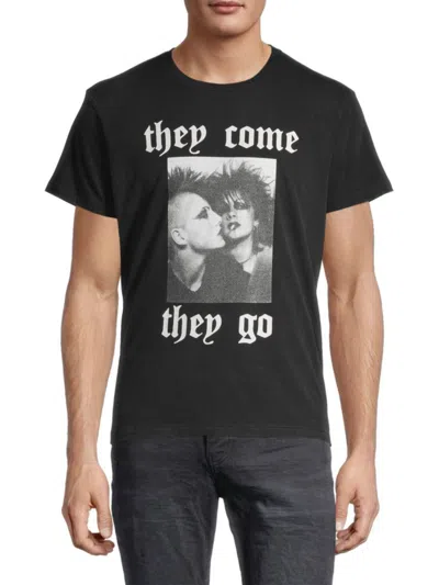 R13 Men's They Come They Go T Shirt In Black