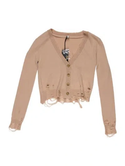 Pre-owned R13 Merino Wool Mock Neck Sweater W/ Tags In Neutral