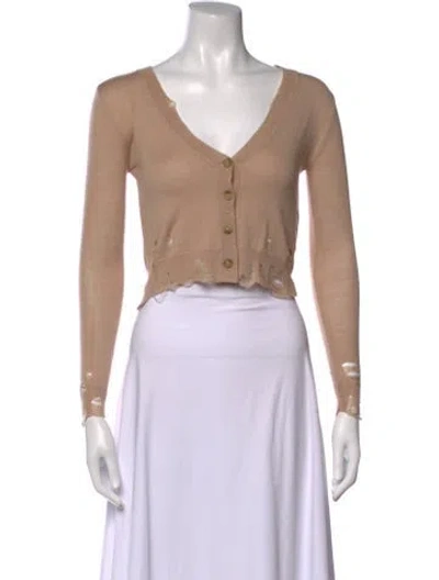 Pre-owned R13 Merino Wool Mock Neck Sweater W/ Tags In Neutral