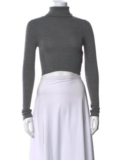 Pre-owned R13 Merino Wool Turtleneck Top In Grey