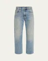 R13 High-rise Straight-leg Jeans In Lena Blue