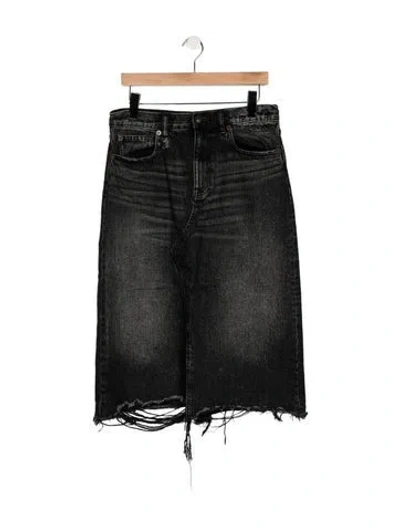 Pre-owned R13 Midi Length Skirt In Black