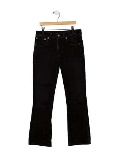 Pre-owned R13 Mid-rise Flared Jeans In Black