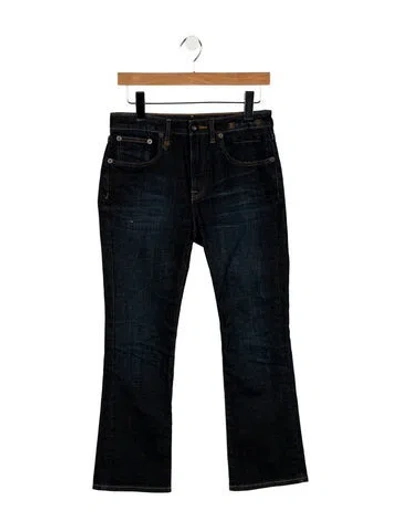 Pre-owned R13 Mid-rise Flared Jeans In Blue