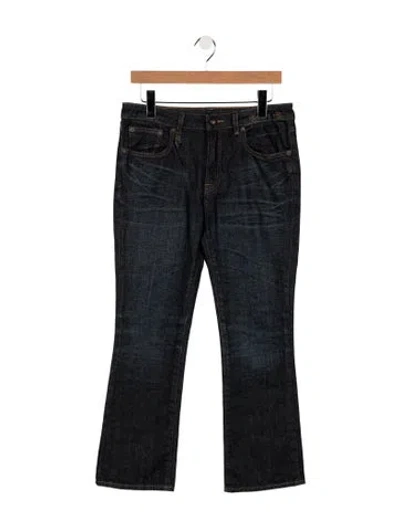 Pre-owned R13 Mid-rise Flared Jeans In Blue