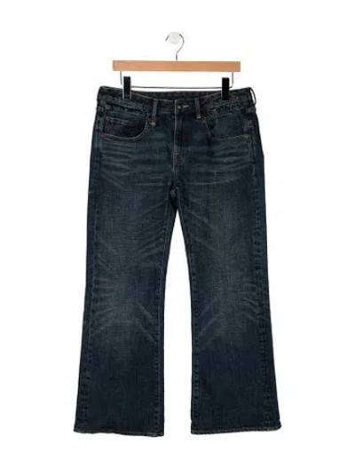 Pre-owned R13 Mid-rise Flared Jeans In Blue