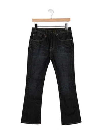 Pre-owned R13 Mid-rise Flared Jeans In Blue