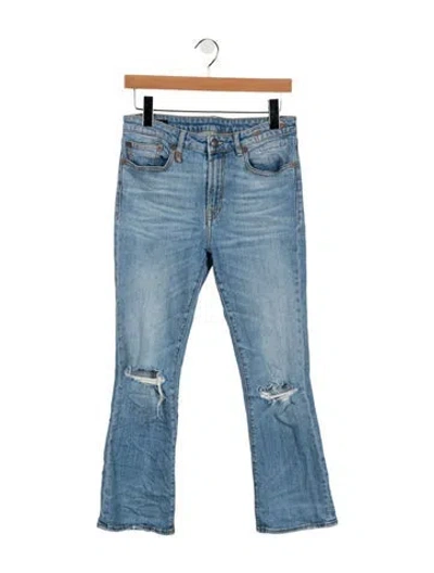 Pre-owned R13 Mid-rise Flared Jeans In Blue