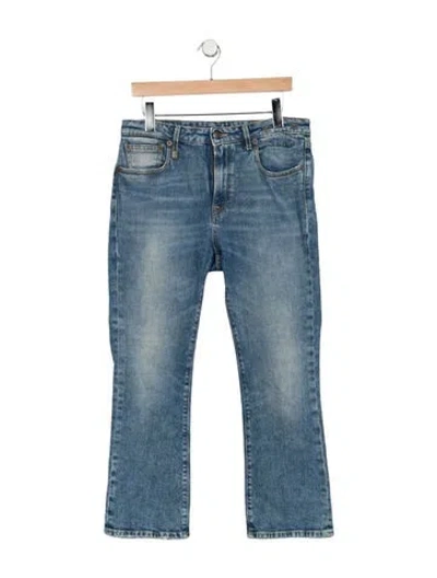 Pre-owned R13 Mid-rise Flared Jeans In Blue