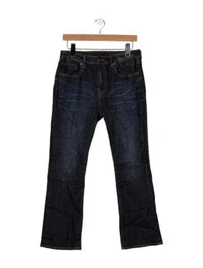 Pre-owned R13 Mid-rise Flared Jeans In Blue
