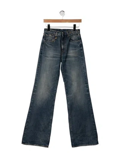 Pre-owned R13 Mid-rise Flared Jeans In Blue