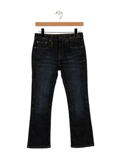 Pre-owned R13 Mid-rise Flared Jeans In Blue