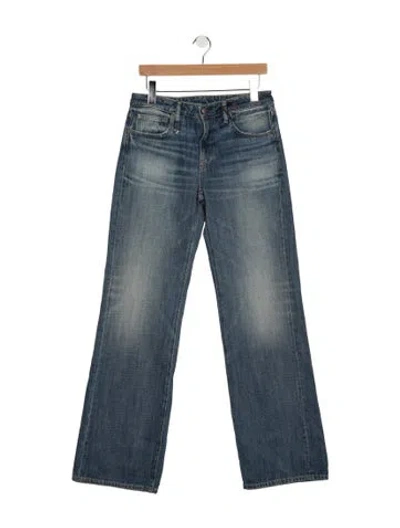 Pre-owned R13 Mid-rise Flared Jeans In Blue