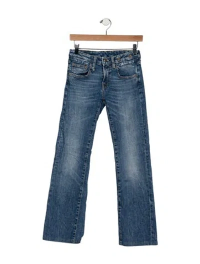 Pre-owned R13 Mid-rise Flared Jeans In Blue