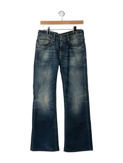 Pre-owned R13 Mid-rise Flared Jeans In Blue