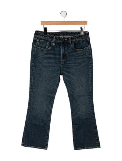 Pre-owned R13 Mid-rise Flared Jeans In Blue