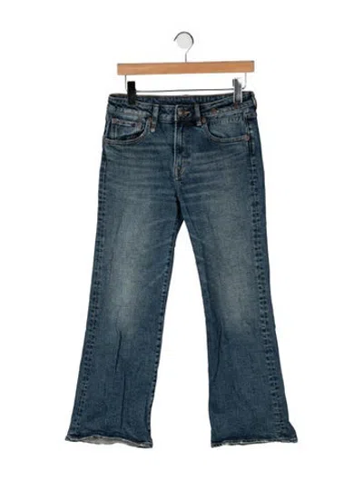 Pre-owned R13 Mid-rise Flared Jeans In Blue