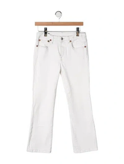Pre-owned R13 Mid-rise Flared Jeans In Neutrals