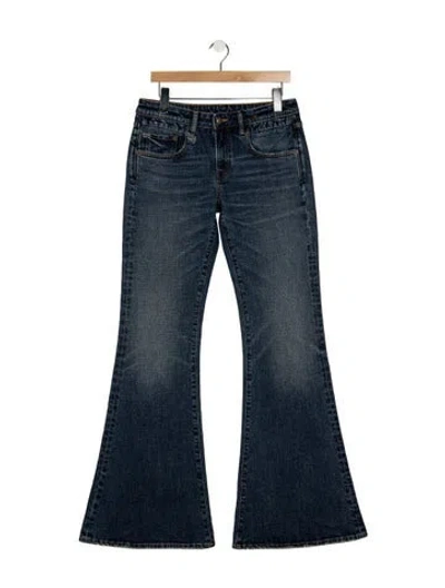 Pre-owned R13 Mid-rise Flared Jeans W/ Tags In Blue
