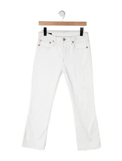 Pre-owned R13 Mid-rise Flared Jeans In Yellow