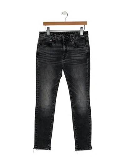 Pre-owned R13 Mid-rise Skinny Leg Jeans In Black