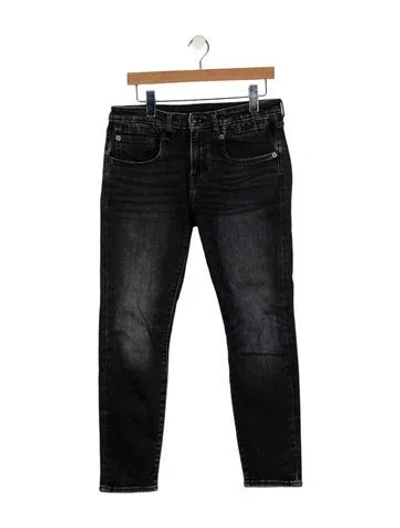 Pre-owned R13 Mid-rise Skinny Leg Jeans In Black