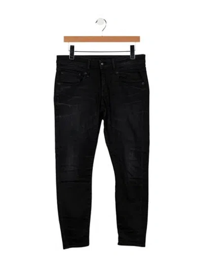 Pre-owned R13 Mid-rise Skinny Leg Jeans In Black