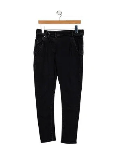 Pre-owned R13 Mid-rise Skinny Leg Jeans In Black