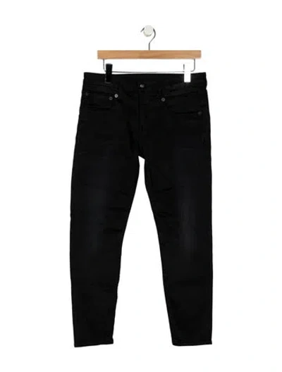 Pre-owned R13 Mid-rise Skinny Leg Jeans In Black
