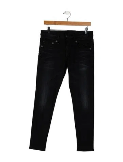 Pre-owned R13 Mid-rise Skinny Leg Jeans In Black