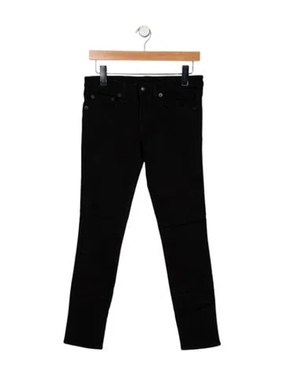 Pre-owned R13 Mid-rise Skinny Leg Jeans In Black