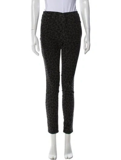 Pre-owned R13 Mid-rise Skinny Leg Jeans In Black