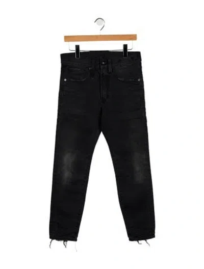Pre-owned R13 Mid-rise Skinny Leg Jeans In Black