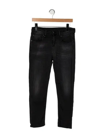 Pre-owned R13 Mid-rise Skinny Leg Jeans In Black