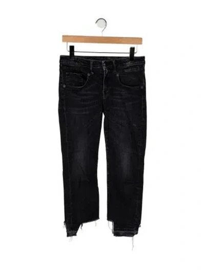 Pre-owned R13 Mid-rise Skinny Leg Jeans In Black
