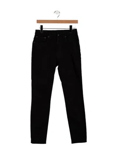 Pre-owned R13 Mid-rise Skinny Leg Jeans In Black