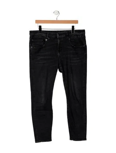 Pre-owned R13 Mid-rise Skinny Leg Jeans In Black