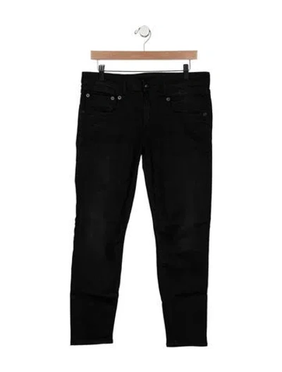 Pre-owned R13 Mid-rise Skinny Leg Jeans In Black