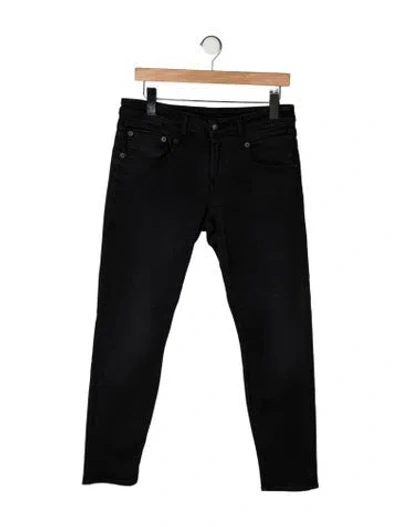 Pre-owned R13 Mid-rise Skinny Leg Jeans In Black