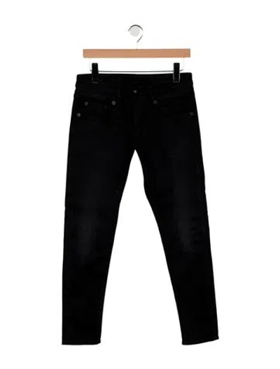 Pre-owned R13 Mid-rise Skinny Leg Jeans In Black
