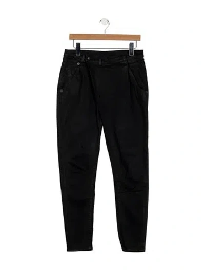 Pre-owned R13 Mid-rise Skinny Leg Jeans In Black