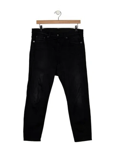 Pre-owned R13 Mid-rise Skinny Leg Jeans In Black